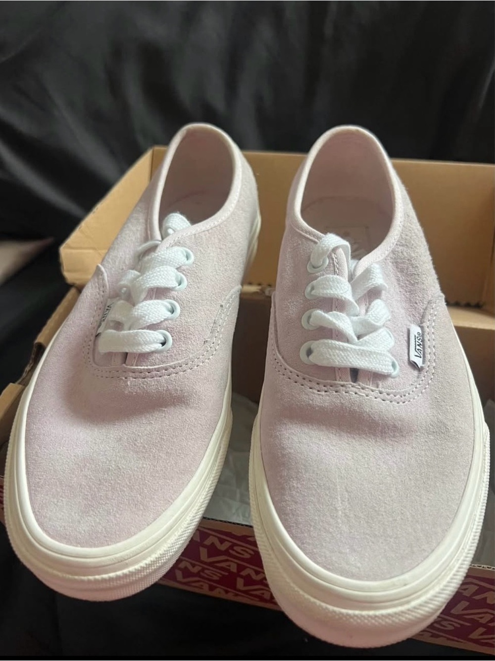 Vans Pink Low-Top Suede Sneakers